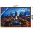 thumbnail image 3 of Cityscapes - Indianapolis, Indiana Wall Poster, 22.375" x 34", Framed, 3 of 3