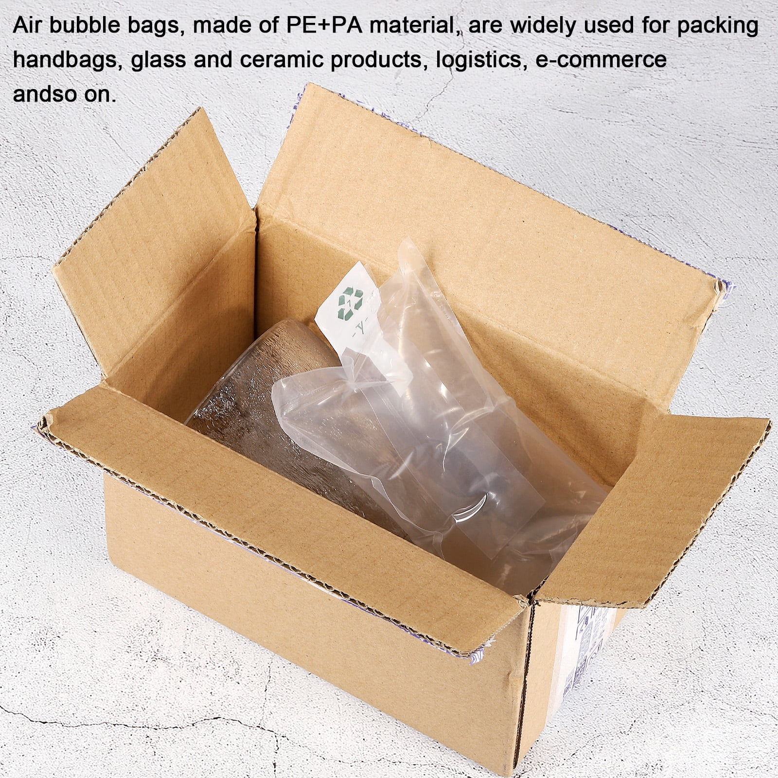 Air Bubble Bags Air Cushion Films Wrap Packing 15.75 Inch x 11.81