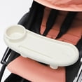 thumbnail image 4 of Universal Strollers Dinner Plate with Drink Holder Easy Installation Pushchair Food Tray for Most Pram Types, 4 of 5