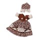 thumbnail image 5 of 2x 1/6 BJD Muñeca Princesa Vestido Traje Disfraz Muñeca de Peluche Accesorios Juego de Rol marrón, 5 of 9