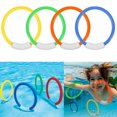 thumbnail image 1 of $$ -Juego de 4 anillos de buceo para piscinas submarinas circulares, juguetes de entrenamiento para nadar,juguetes de piscina para niños para juegos divertidos de juguetes acuáticos TicfoxMX moderno, 1 of 8