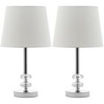 thumbnail image 2 of Safavieh Ashford 16 in. H Crystal Glam Orb Table Lamp, Set of 2, 2 of 5