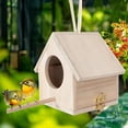 thumbnail image 3 of jinwen Bird House Outdoor Bird Nesting Box for Small Birds Window Bird Viewing, 3 of 7