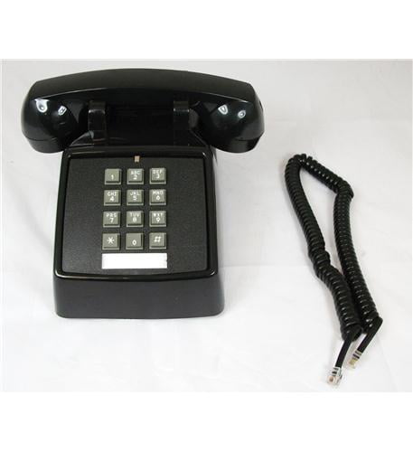 Cortelco  ITT-2500-MD-BK Single Line Desk Telephone 