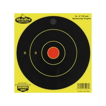 Birchwood Casey Dirty Bird Bull's-Eye Yellow Splattering Targets Practice Shooting for Indoor and Outdoor Use, 6" - 16 TARGETS