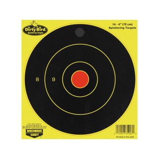 Birchwood Casey Belly Dancer Spring-Action Shooting Target - For .22 Caliber & Up, Includes 12 Bullseye Targets