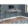 thumbnail image 3 of Monarch Specialties Computer Desk, Home Office, Laptop, Storage Drawers, 48"l, Work, Tempered Glass, Laminate, Grey, Clear, Contemporary, Modern, 3 of 4