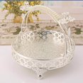 thumbnail image 3 of Maoww Luxury Serving Tray Wedding Gift Multipurpose for Table Centerpiece Kitchen Argent Large, 3 of 8