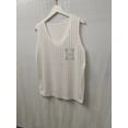 thumbnail image 3 of Camisetas de marca de lujo para mujer, diamantes de imitación, letras H, camisetas holgadas con tirantes muy elásticos, chalecos para mujer, nuevos modelos de alta gama, 3 of 4