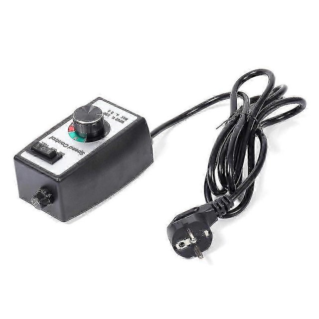 Eu Plug 230v Stepless Motor Speed Controller Fan Governor Switch Dimmer Adjuster