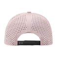 thumbnail image 2 of TOPTIE Quick Dry Trucker Cap 5 Panel Waterproof Snapback Mid Profile Polyester Baseball Cap-Light Pink, 2 of 8