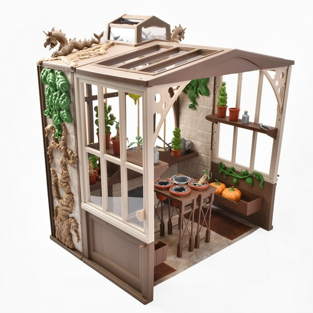 Harry Potter ミニチュアハウス 4部屋 Harry Potter Herbology Set - Themed doll kits for ecommerce