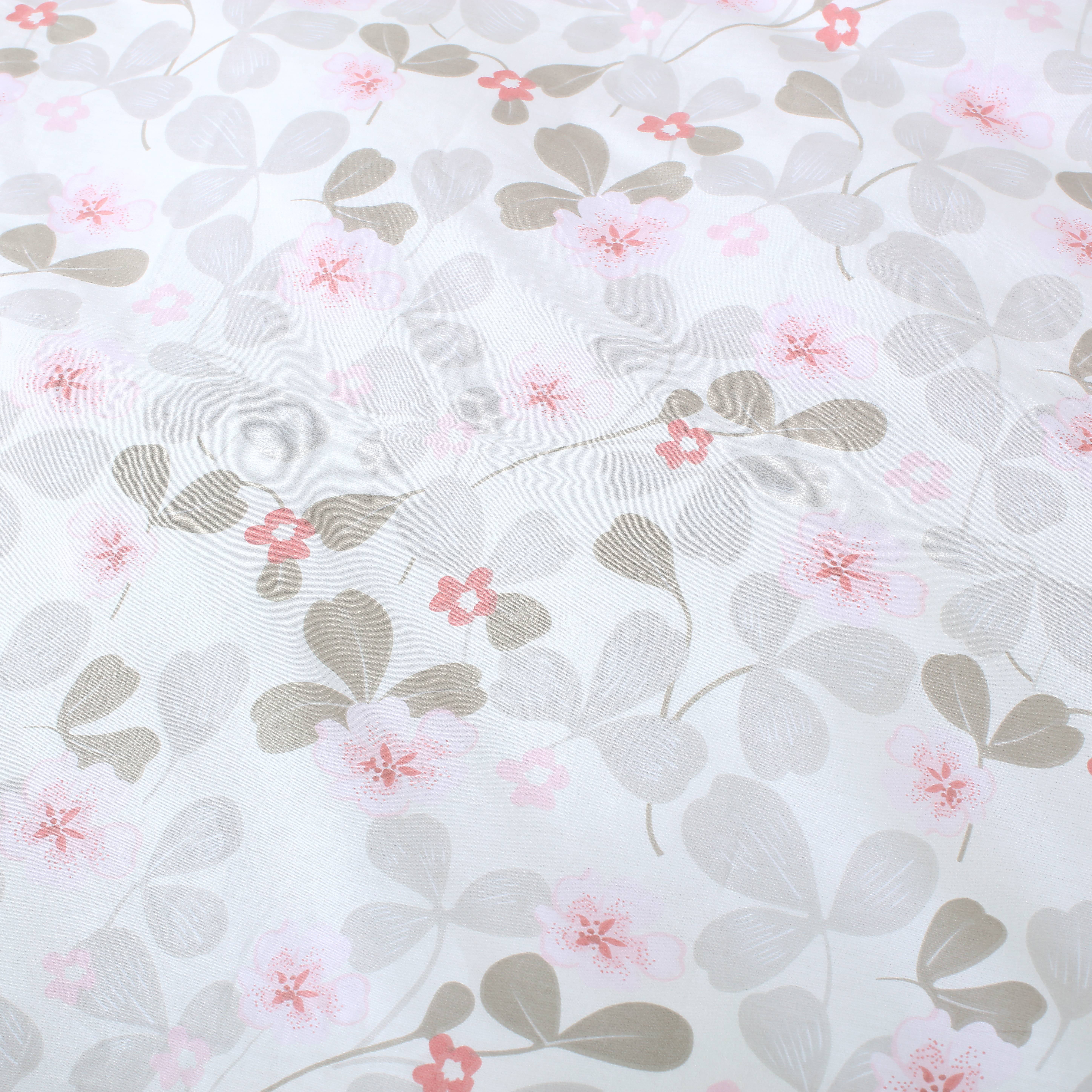 Swanson Beddings Pink Blossom 3-Piece 100% Cotton Bedding Set: Duvet Cover and Two Pillow Shams (King) (Comforter is NOT included)