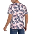thumbnail image 2 of Lsque Tropics Palm Trees Pattern Mens Polo Golf Shirts Funny Graphics Shorts Sleeve Button Shirts Baseball T-shirt-XX-Large, 2 of 7