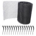 thumbnail image 1 of Bgsha Protection de Gouttière avec 15 Clips de Fixation Rouleau de Maille pour Feuilles, 1 of 9