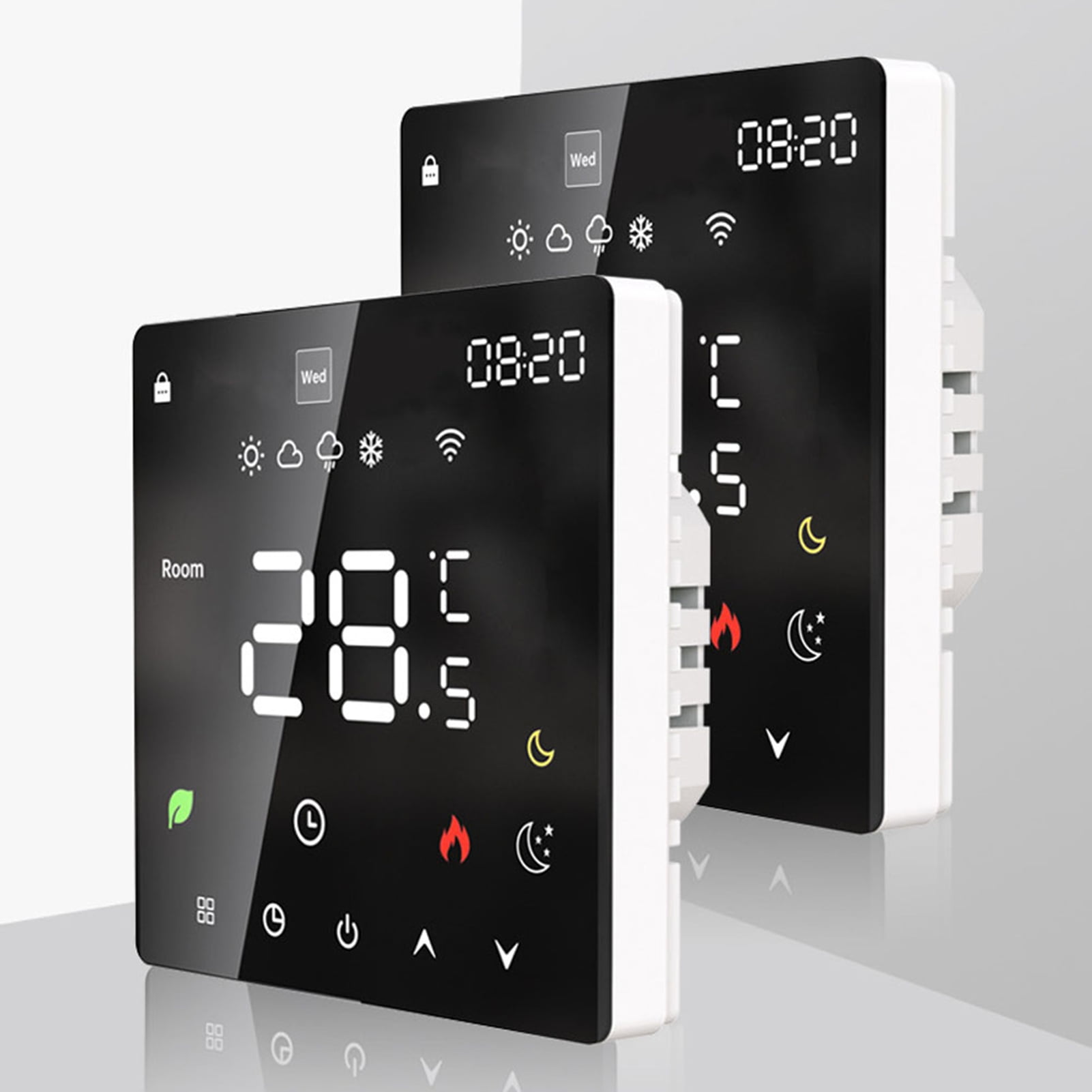 Temperature LCD Display Intelligent Temperature Controller Thermostat Weekly Programmable For Home