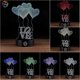 thumbnail image 2 of 2026 3D Optical Illusion Night Light - 7 LED Color Changing Lamp - Cool Soft Light Safe for Kids - Creates Great Dreams, 2 of 5