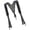 Grey, variant on Adjustable Y Back Harness with 3 Hook Attachments Wide Suspenders Hook for Men