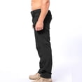 thumbnail image 3 of Men Relaxed Utility Cargo Pants Stretch Ripstop Multi Storage Field All Terrain Trousers S-XXL（1 piece）, 3 of 10
