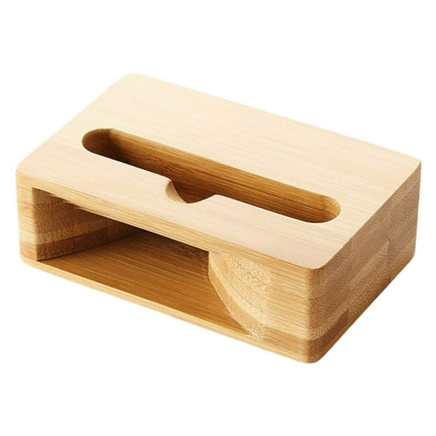 Base Amplificadora Para Smartphone: Soporte De Madera Para Teléfono Móvil. Amplificador De Audio Pasivo | Soporte Portátil Para Teléfono Con Base De Sonido Más Potente. Soporte Para Altavoz De Teléf