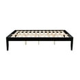 thumbnail image 6 of Powell Plumley 15.75" High Low Profile Platform Bed Frame, Full, Black, 6 of 14