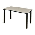 thumbnail image 4 of Regency Kee 48 x 24 in. Training Table- Maple Top, Black Legs & 2 Knight Mesh Chairs, 4 of 5