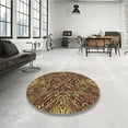 thumbnail image 4 of Ahgly Company Machine Washable Indoor Rectangle Transitional Caramel Brown Area Rugs, 8' x 12', 4 of 7