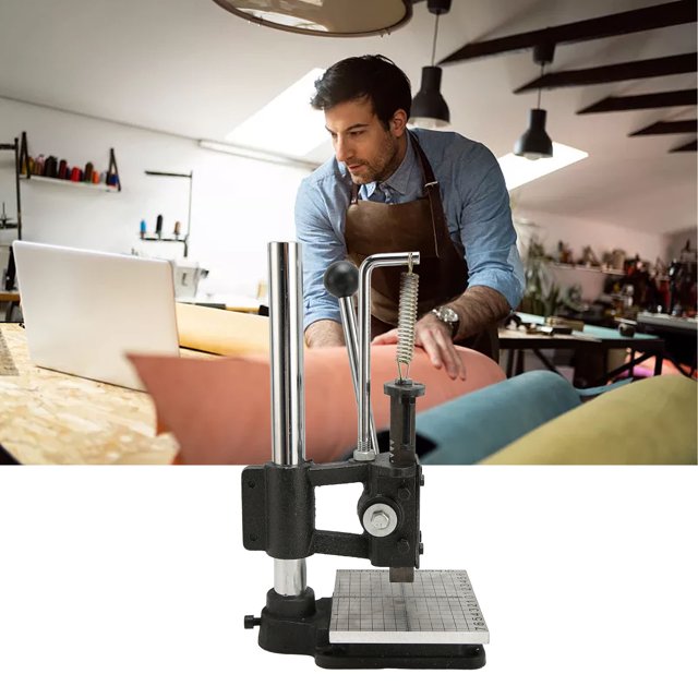 Manual Press Machine, Strong Hand Press Machine Reliable Smoothing Surfaces Labor Saving For Small Parts Pressing
