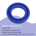 thumbnail image 5 of Uxcell 22mm x 35mm x 6mm UN Type Radial Shaft Oil Seal PU Blue 5 Count, 5 of 7