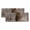 Brown, variant on Red Valances for Windows, Light Filtering Kitchen Curtain Valances 2 Panels, Retro Oil Painting Modern Abstract Art Aesthetics Rod Pocket Short Window Treatments for Living Room Bedroom 42"Wx12"L
