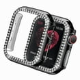 thumbnail image 4 of Pozyie for Apple Watch Band 38mm, Women's Rhinestone Stainless Steel Band with Sparkling Diamond Case, Compatible with iWatch SE Series, Rose Gold, 4 of 5