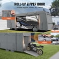 thumbnail image 5 of VEVOR Class C RV Cover, 29-32 ft Motorhome Cover, Oxford Fabric Motorhome RV Cover, Waterproof, Windproof and Rip-Stop, Camper Cover with Storage Bag, Repair Patches, Straps and Tire Covers, 5 of 9