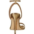 thumbnail image 3 of Sam Edelman Ophelia Goldmine Leather Buckle Ankle Strap Stiletto Heel Sandals (Goldmine, 6.5), 3 of 6