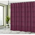 thumbnail image 4 of Ambesonne Damask Shower Curtain, Medieval Rococo Swirls Art, 69"Wx84"L, Maroon Dark Magenta, 4 of 4