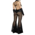 thumbnail image 4 of Femmes Combinaison Résille Sans Manches Licol Dos Nu Pure Clubwear, 4 of 6