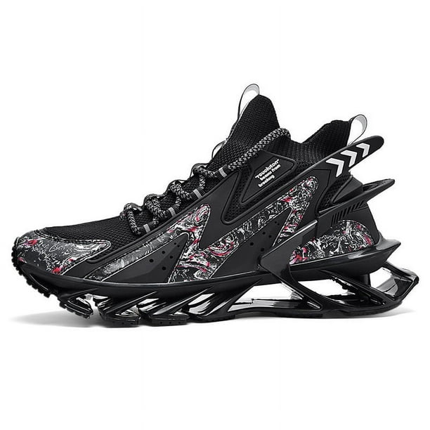 Men's Blade Sneakers, Breathable Shock Absorption Running Shoes Lightweight Non-Slip Shoes For Jogging Tennis Gym, Walking Sneakers, Athletic Shoes For Youth Teenager Y2K, Men's Shoes