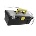 thumbnail image 2 of FENGGUIQU Repairing Tool Box Negro Para Uso Doméstico Con Extraíble Y Fácil De Plástico Resistente, 2 of 8