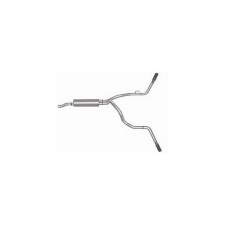 Gibson Exhaust 66557 GIB66557 06-07 RAM 1500 QUAD CAB SHORT BED 4.7L 2WD DUAL EXTREME EXHAUST SYSTEM