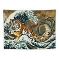 thumbnail image 5 of GOSMITH Japanese Dragon Tiger Tapestry, Asian Yin Yang Symbol Tapestry Wall Hanging, Landscape with Waterfalls Mountains Bamboo Tapestry for Bedroom Living Room Dorm Decor Painting, 5 of 6