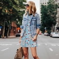 thumbnail image 4 of Naloa Baby Elephant Print Women's Summer Spring Casual Beach Sundress,Vacation Sleeveless Tank Crewneck Loose Dresses, 4 of 7