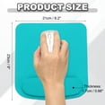 thumbnail image 2 of Uxcell Ergonomic Mouse Pads, Gel Mouse Pads with Wrist Rest Support Memory Foam Computer Mat with Non-Slip Base White/Blue, 2 of 7
