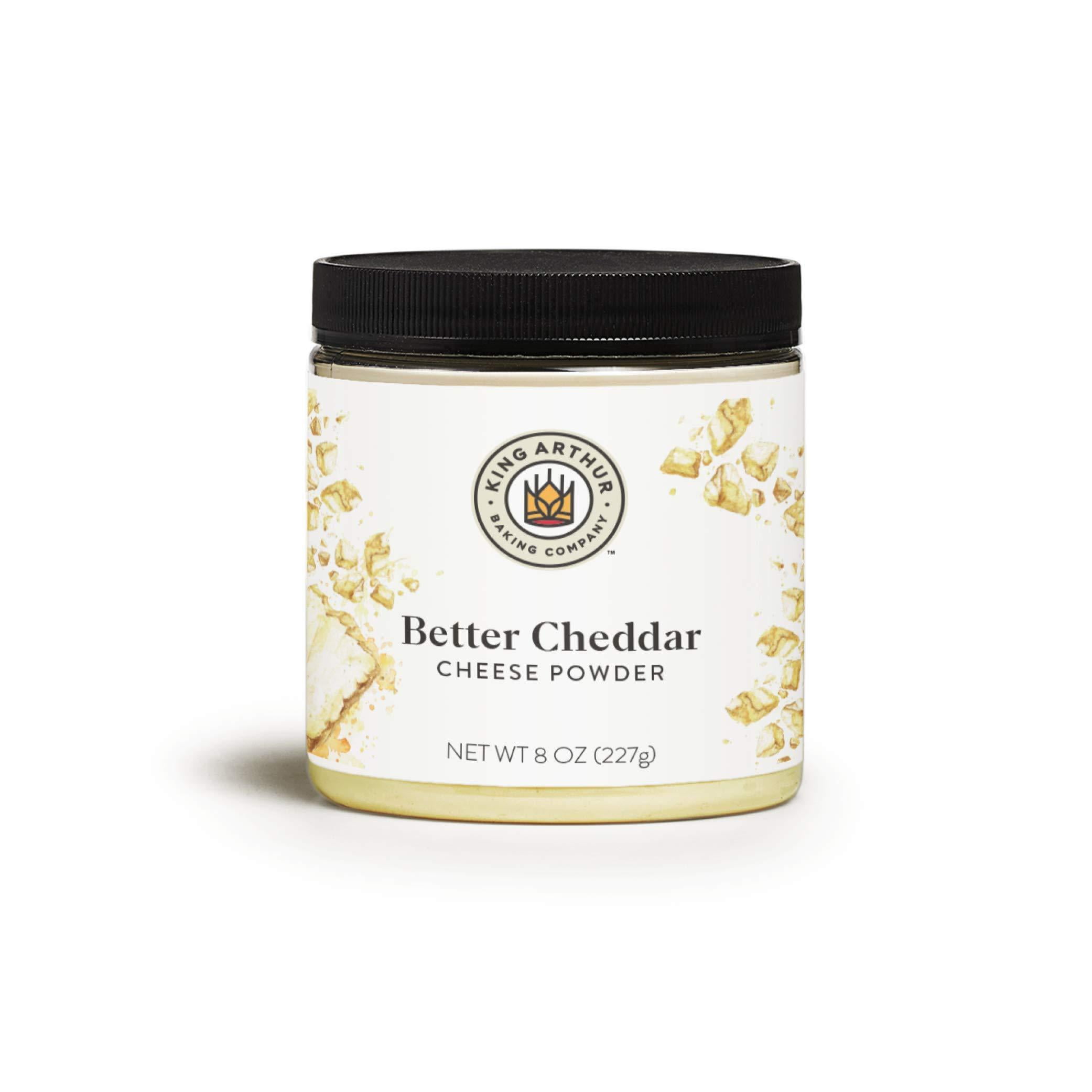 King Arthur, Better Cheddar Cheese Powder (formerly known as Vermont Cheddar Cheese Powder), 8 Ounces 8 Ounce (Pack of 1)