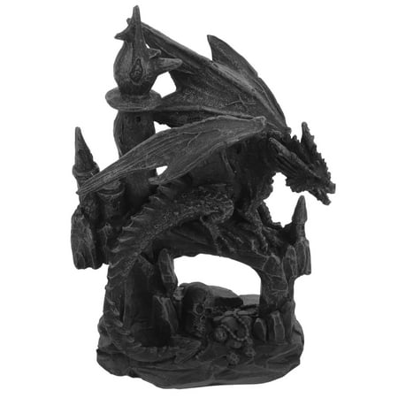 ELAYARD 1Pack Gothic Dragon Statue Resin Home Decor Table Decoration for Adults