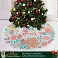 thumbnail image 6 of FMSHPON Happy Easter CardCute Bunnies Xmas Christmas Tree Skirt Stand Mat for Holiday Party Decoration Indoor Outdoor 48 inches, 6 of 6
