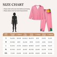 thumbnail image 4 of KLL Summer Fruits And Sunglasses Print Women's Long Sleeve Pajamas with Pants Sleepwear Loungewear 2 Set-Medium, 4 of 8