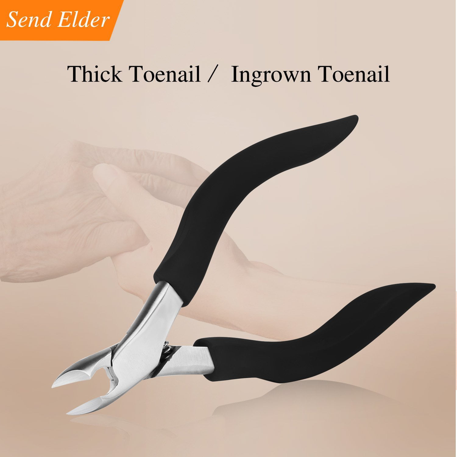 SZCSHOOL Toe Nail Clippers for Thick Toenails, Toenail Clippers for Thick  Nails Easy to Hold- Toenail Clippers for Seniors Thick Toenails