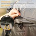thumbnail image 4 of Cargo Bag, Rooftop Rack Carrier 100% Waterproof 15 Cubic feet for Cars, Vans or SUVs 95x95x46cm (Black), 4 of 8