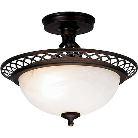 hampton isabella semi-flush mount ceiling light - walmart hampton isabella semi-flush mount ceiling light - walmart