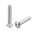 thumbnail image 1 of Tornillos de máquina M3x20mm con cabeza redonda hexagonal, sujetadores de acero inoxidable 304, 50 piezas, 1 of 3