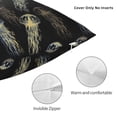 thumbnail image 3 of Pofeuu Jellyfish Print Double-sided plush pillowcase Square Throw Pillow Covers Pillows Cover for Living Room Bedroom Sofa Couch Cushion Cover（No pillow core）-12"x12", 3 of 7